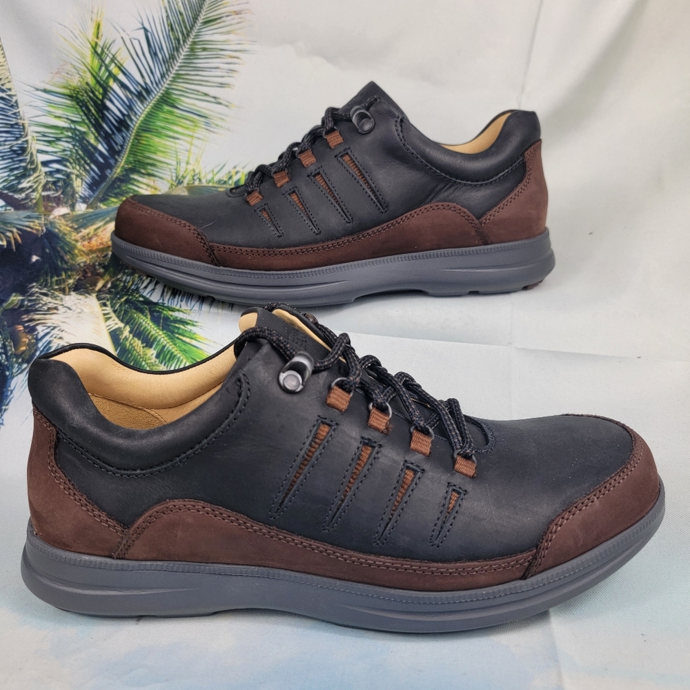 Samuel Hubbard Open‎ Road Walking Black/Brown Leather Mens 7.5